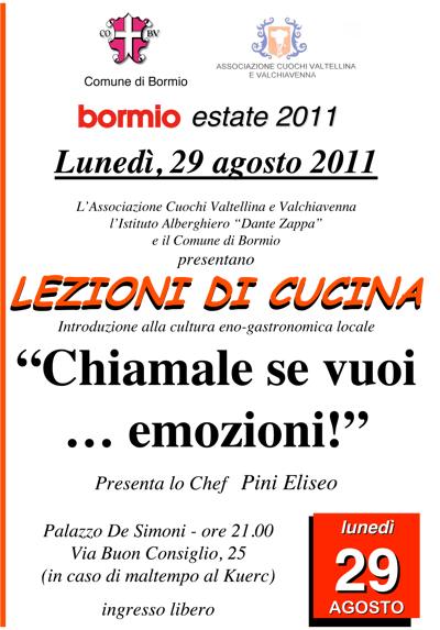 Lezioni di cucina a BORMIO